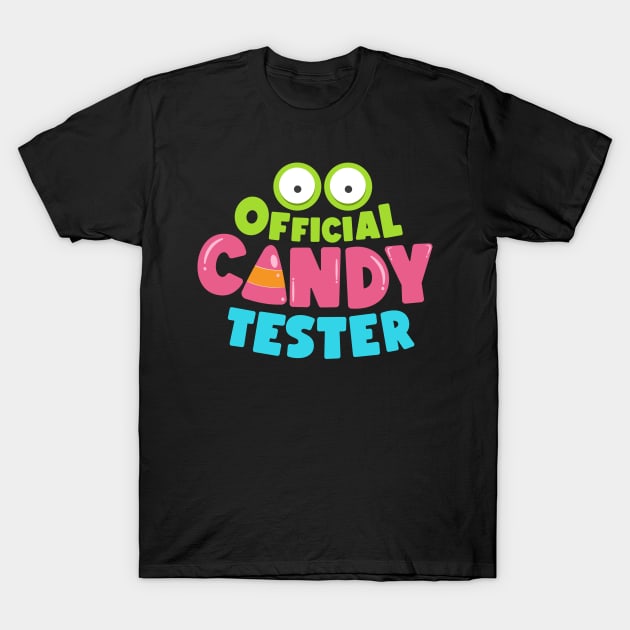 Halloween Official Candy Tester T-Shirt by JabsCreative